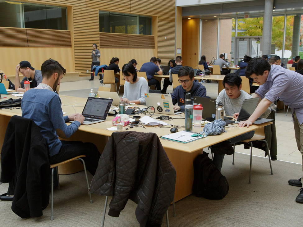 hackseq participants at work